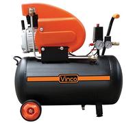 COMPRESSORE ARIA COMPATTO COASSIALE 24LT UN CILINDRO 8BAR 1,5KW VINCO 60600