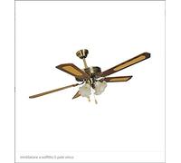 VENTILATORE VENTILATORI A SOFFITTO VINCO 70900 3 VELOCITA' 4 LUCI 5 PALE 132 CM