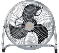 Vinco Ventilatore Industriale da Terra 3 Pale ø 45 cm Potenza 140W colore Inox/Nero - 70611