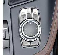 VINCTV Auto Pulsante Adesivi Compatibile con BMW per X1 F48 X2 F39 2020 2021 2022 Manopola Multimediale per Auto Pulsante Menu Interruttore Cover Adesivo Accessori Interni(2)