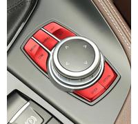 VINCTV Auto Pulsante Adesivi Compatibile con BMW per X1 F48 X2 F39 2020 2021 2022 Manopola Multimediale per Auto Pulsante Menu Interruttore Cover Adesivo Accessori Interni(color1)