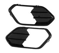 VINCTV Fendinebbia Griglia Compatibile con Ford per Fuga per Kuga 2017 2018 2019 Auto Paraurti Anteriore Lampada della Luce di Nebbia Griglia Telaio Copertura della Lampada della Nebbia