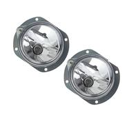 VINCTV Fendinebbia Guida Compatibile con Benz per Classe C per W204 2007 2008 2009 2010 2011 2012 2013 Luci Faro Paraurti Anteriore Fendinebbia Copertura Griglia Lunetta Lampada Alogena(Fog L And R)