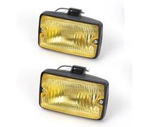 VINCTV Fendinebbia guida Compatibile Con Peugeot Per 205 Per GTI 306 1pc O 2pcs Auto Paraurti Anteriore Della Luce Di Nebbia Di Giorno Corsa E Jogging Drive Lampada Faretto Riflettore(2pcs yellow)