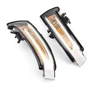VINCTV Indicatore Direzione Dinamico Specchietti Laterali Dinamici Indicatori Di Direzione Scorrevoli Luce Di Avviamento Compatibile Con Benz Per Classe S W221 2007-2012(White)