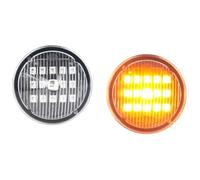 VINCTV Luce di Segnalazione Compatibile con Fiat per Punto 188 1999-2012 Lampeggiatore Sequenziale Dinamico Indicatore di Direzione Indicatore Laterale Lampada per Specchio Ricambi Auto(White)