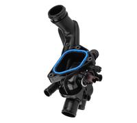 VINCTV Termostato Refrigerante Gruppo Alloggiamento Termostato Motore Automatico 11537534521 Compatibile con Citroen per DS3 per Convertibile 2013-2019(Black)