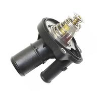 VINCTV Termostato Refrigerante Gruppo Termostato Liquido di Raffreddamento 8G9G8575AA Compatibile con Ford per Focus MK2 per Grand per C-Max 1.6T per Mondeo MK4(Black)