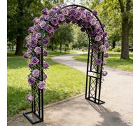 Vine da Giardino, Sostegno per Piante, Giardino in Metallo con Rivestimento in Polvere per Piante E Fiori in Salita, Adatto per Le Decorazioni Festive E All'aperto