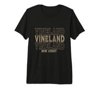 Vineland Vintage New Jersey Maglietta Premium