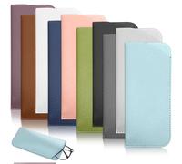 VINEST 10 Pezzi Custodia Occhiali Morbida, Portatile Versatile Custodia per Occhiali da Vista, Colorato Porta Occhiali Adatto sia Agli Uomini Che Alle Donn, Adatto a Uomini, Donne e Bambini