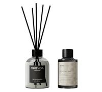 VINEVIDA Diffusore a bastoncini in legno di cedro nero e ginepro, bastoncini diffusori per casa e bagno, set di bastoncini profumati a lunga durata, diffusore a bastoncino di olio, profumo da bagno