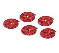 Vinex - Set di 5 corde da salto, 3 m - rosso