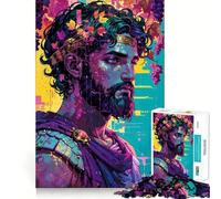 Vineyard King︰ Puzzle trascendente Dioniso 1000 pezzi Gioco stimolante per la mente Incastro perfetto Nessun pezzo si stacca Sfida interattiva per la mente a casa (38x26cm)