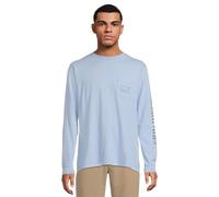 vineyard vines Long-Sleeve Vintage Whale Pocket Tee Maglietta Vintage a Maniche Lunghe con Tasca a Balena Uomo