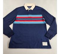 Vineyard Vines Polo Adulti S SMALL Navy Bottoni Maniche Lunghe Uomo