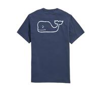 vineyard vines Short-Sleeve Vintage Whale Pocket Tee T-Shirt, Blazer Blu, XS Uomo