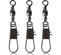 Vinfutin Barile da Pesca Girevoli Snap Connettore per Quick Connect Esche da Pesca, 50 pz/100 pz Acciaio Inox Nichel Rame Girevole Snaps Acqua Salata Acqua Dolce Dolce