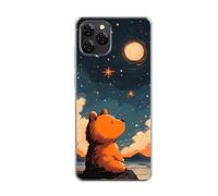 vingarshern Cover Compatibile con Blackview A95,Custodia in Silicone Trasparente,Leggera e Morbida,Anti-Graffio e Antiurto con Stampa Orsetto