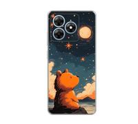 vingarshern Cover Compatibile con Blackview Wave 8 / Wave 8C,Custodia in Silicone Trasparente,Leggera e Morbida,Anti-Graffio e Antiurto con Stampa Orsetto