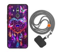 vingarshern Cover Compatibile con Huawei Mate 10 Pro Custodia in Silicone Sottile,Case Antiurto e Antigraffio con Motivo+1×Catena/Cordino per Cellulare,Dream catcher