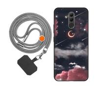 vingarshern Cover Huawei Mate 20 Lite Custodia in Silicone Sottile,Huawei Mate 20 Lite Cover Antiurto Con Motivo,Huawei Mate 20 Lite Case Silicone Con Catena/Cordino per Cellulare,Modèle*04