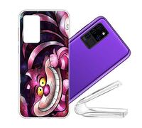 vingarshern Cover Oukitel C21 / Oukitel C21 PRO Custodia in Flessibile Silicone,Antiurto Protezione Protettiva Custodie OUKITEL C21 / C21 PRO Cover Morbido Sottile Gel TPU Case,Cheshire Cat 01