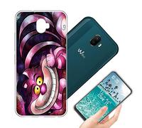 vingarshern Cover Wiko Wim Custodia in Flessibile Silicone,Antiurto Protezione Protettiva Custodie Wiko Wim Cover Morbido Sottile Gel TPU Case,Cheshire Cat 01