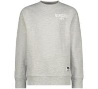 Vingino Felpa con cappuccio da ragazzo Basic-Crew, Fearless Grey Melee, 4 anni