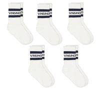 Vingino Sock 5-Pack Calzini, Bianco (Real White), 42 Unisex-Bambini e Ragazzi