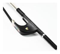 VingoBow Nuovo archetto per basso in carbonio modello Top Size!! Archetto per basso tedesco in crine di cavallo nero! Art. n. 200BGB