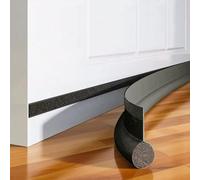 Vingspina 1 Pezzi 96cm Nero Guarnizione autoadesiva per porta, Paraspifferi per Porte, Paraspifferi Sotto la Porta, Isolamento Guarnizione Porta, Protezione Dalle Intemperie, Insonorizzante