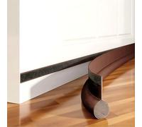 Vingspina 2 Pezzi 96cm Marrone Guarnizione autoadesiva per porta, Paraspifferi per Porte, Paraspifferi Sotto la Porta, Isolamento Guarnizione Porta, Protezione Dalle Intemperie, Insonorizzante