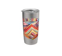 Vinicunca Rainbow Montagne del Perù Bicchiere termico in acciaio inox doppia parete