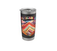 Vinicunca Rainbow Montagne del Perù Bicchiere termico in acciaio inox doppia parete