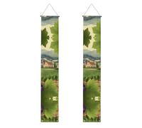 Vinificazione Cantina Campo d'uva Stampa Banner Decor Ambiente festivo Ogni occasione Porta interna esterna Portico anteriore Altro