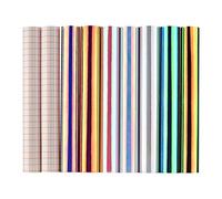 Vinile adesivo olografico artigianale 30,5 x 30,5 cm/12 x 12 in 7 colori assortiti con 2 pezzi di pellicola di trasferimento compatibile con Silhouette Cameo decalcomanie insegne Decorazione della