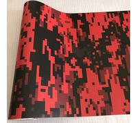 Vinile Auto Wrap Decalcomania Opaco Rotolo Nero Rosso Grigio Bianco Camo Trama A