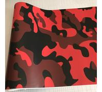 Vinile Auto Wrap Decalcomania Opaco Rotolo Nero Rosso Grigio Bianco Camo Trama A