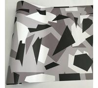 Vinile Auto Wrap Decalcomania Opaco Rotolo Nero Rosso Grigio Bianco Camo Trama A