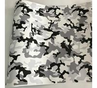 Vinile Auto Wrap Decalcomania Opaco Rotolo Nero Rosso Grigio Bianco Camo Trama A