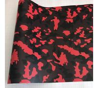 Vinile Auto Wrap Decalcomania Opaco Rotolo Nero Rosso Grigio Bianco Camo Trama A