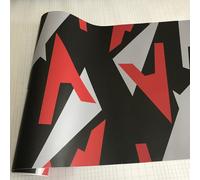Vinile Auto Wrap Decalcomania Opaco Rotolo Nero Rosso Grigio Bianco Camo Trama A