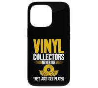 Vinile Collectors Never Die They Just Get Played Vinyl Custodia per iPhone 13 Pro
