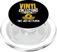 Vinile Collectors Never Die They Just Get Played Vinyl PopSockets PopGrip per MagSafe