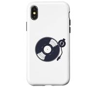 Vinile Giradischi Collezionista Retro Music Lover Custodia per iPhone X/XS