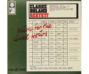 Vinile Kenny Clarke & Francy Boland Sextet - Music For The Small Hours