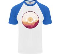 Vinile Paesaggio Record Montagne DJ Decks Uomo S/S Maglietta Baseball