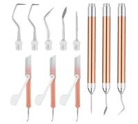 Vinile per Diserbo Strumento Set Con 3 LED Penne 3 Luce LED Pinzette 5