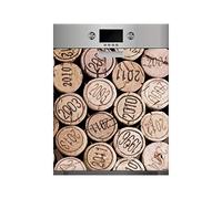 Vinile per lavastoviglie, sughero, bottiglie, varie misure, 65 x 75 cm, adesivo resistente e di facile applicazione, adesivo decorativo dal design professionale